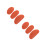 6Pcs Silicone Tools Red Soft Clay Sheets for DIY Pottery Art 8