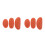 6Pcs Silicone Tools Red Soft Clay Sheets for DIY Pottery Art 4