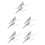10Ud Clips Para De En Hierro Estilo Formal 4