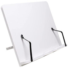 2Pz Legno Bianco Porta Libro Per A E Esposizione
