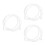 3Pièces Accessoires Mélange Résine Époxy Embout Long Transparent 9