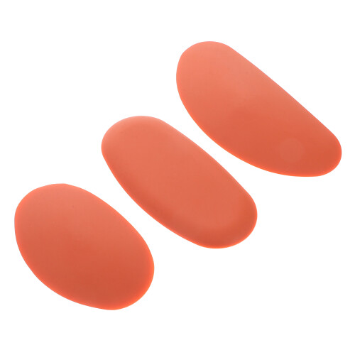 6Pcs Silicone Tools Red Soft Clay Sheets for DIY Pottery Art 1