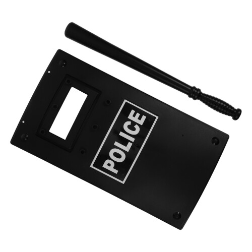 6Pièces Jouet Police Noir Solution Jeu Rôle Durable