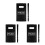 6Pièces Jouet Police Noir Solution Jeu Rôle Durable 11