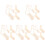20Pièces Formes Bois Beige Pour Tricot De , Accessoires 4