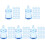 150Pièces Mini Bleu Décorations Suspendues Pour Bébé 2