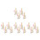 16Set Set Musicale Chitarra in Legno Beige Per Bambini Da Decorare 9