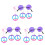 12Pz E Collane Pace Colorate Design Unico Per Uso Decorativo 2