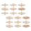 54Pz Gioco Giroscopico Legno Portatile Per Bambini Beige 1