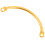 5Pz Half Bangle in Dorata Per Creazioni E Uso 2