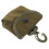 3Ud Mini Pouch Verde Resistente Con Gancho Para Llaves Y Monedas 2
