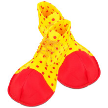 3Paia Scarpe Clown Colorate in PU Per Cosplay E Divertimento