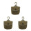 3Ud Mini Pouch Verde Resistente Con Gancho Para Llaves Y Monedas 7