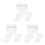 3Set Abbigliamento Bianco Per Bambola Con Set E Calze in Cotone 9