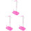 3Pièces Porte- Accessoire Machine Rose 2