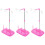 3Pièces Porte- Accessoire Machine Rose 4
