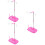 3Pièces Porte- Accessoire Machine Rose 7