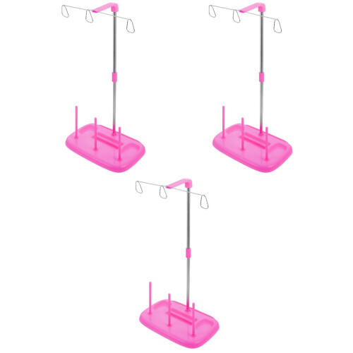 3Pièces Porte- Accessoire Machine Rose 2