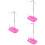3Pièces Porte- Accessoire Machine Rose 6