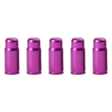 15Pcs Purple Valve Caps for Bike Tires Polished Aluminum Dirt Guard