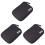 3Pz Borsa Organizer Digitale Nera Portatile Per E 2