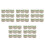 45Pcs Durable Ceramic Aquatic Plant Weights Fixed Rings for Fish Tanks 8