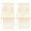 2Pz Sospeso Macramè Beige in Cotone Per E Studio 4