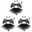 3Set Costume Bambini Con E Gonna Per Feste 4