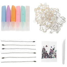 1Conjunto Kit De Colorir Unicórnio Com Gel Para Crianças DIY