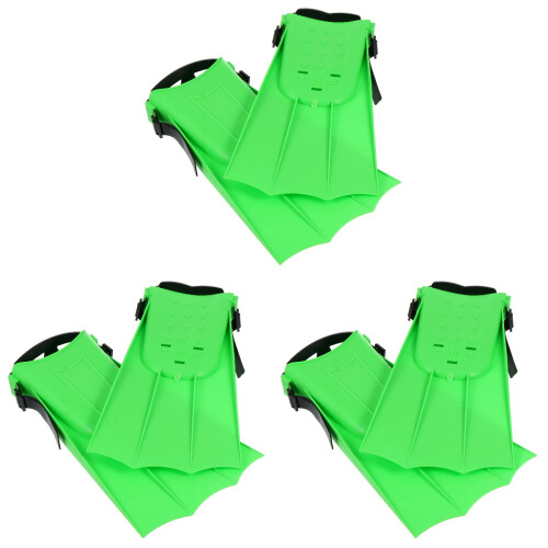 3Pares Nadadeiras Flexíveis Para Natação Com Design Ergonômico 2