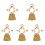 5Sets Hula Set Plastic Kleurrijk Luau Feest Accessoires 4