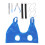 1Set Per Toelettatura Animali Poliestere E 1