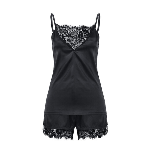 3Conjuntos Moda Nighty Preto Uso E Estímulo