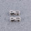 24Pares Conector Para Corrente Prateado Reutilizável Para 10