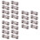 24Pares Conector Para Corrente Prateado Reutilizável Para 7
