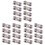 24Pares Conector Para Corrente Prateado Reutilizável Para 2