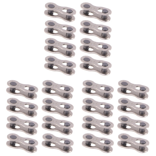 24Pares Conector Para Corrente Prateado Reutilizável Para 1