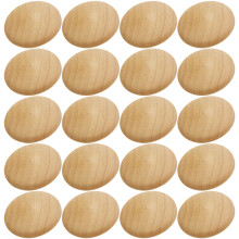 400Pcs Khaki Wooden Hole Plugs for Furniture Cabinet Decorative Covers