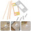 4Conjuntos Placas De Reforço E Para Porta Material Durável 4