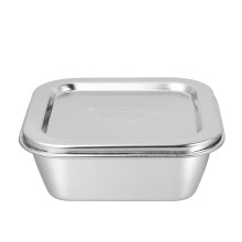 3St Vierkante Boterbox Van Rvs Met Voor Verse