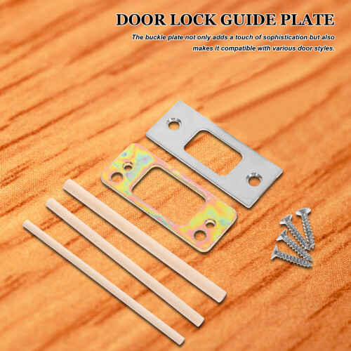 4Conjuntos Placas De Reforço E Para Porta Material Durável 1