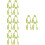 16Pz Stripper Rose Spine E , Verde, Facile Da Usare 9