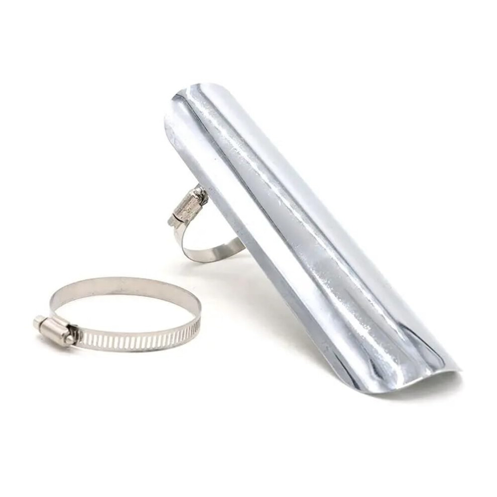 Motorcycle Exhaust Heat Shield With Stylish Curved Design, Antiscald Pipe Guard For Harley Universal 9189345161087