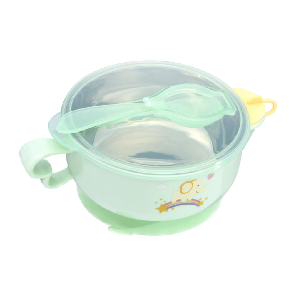 Insulated Boy Girl Bowl Set With Suction Plates And Feeding Spoon  Training Bowl For Boys And Girls