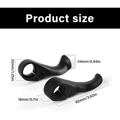 Ergonomic Bicycles Inner Handlebar Grip Extender Rod for Mountain Bikes, Adjustable Size, Durable Material Cycling Accessory 1