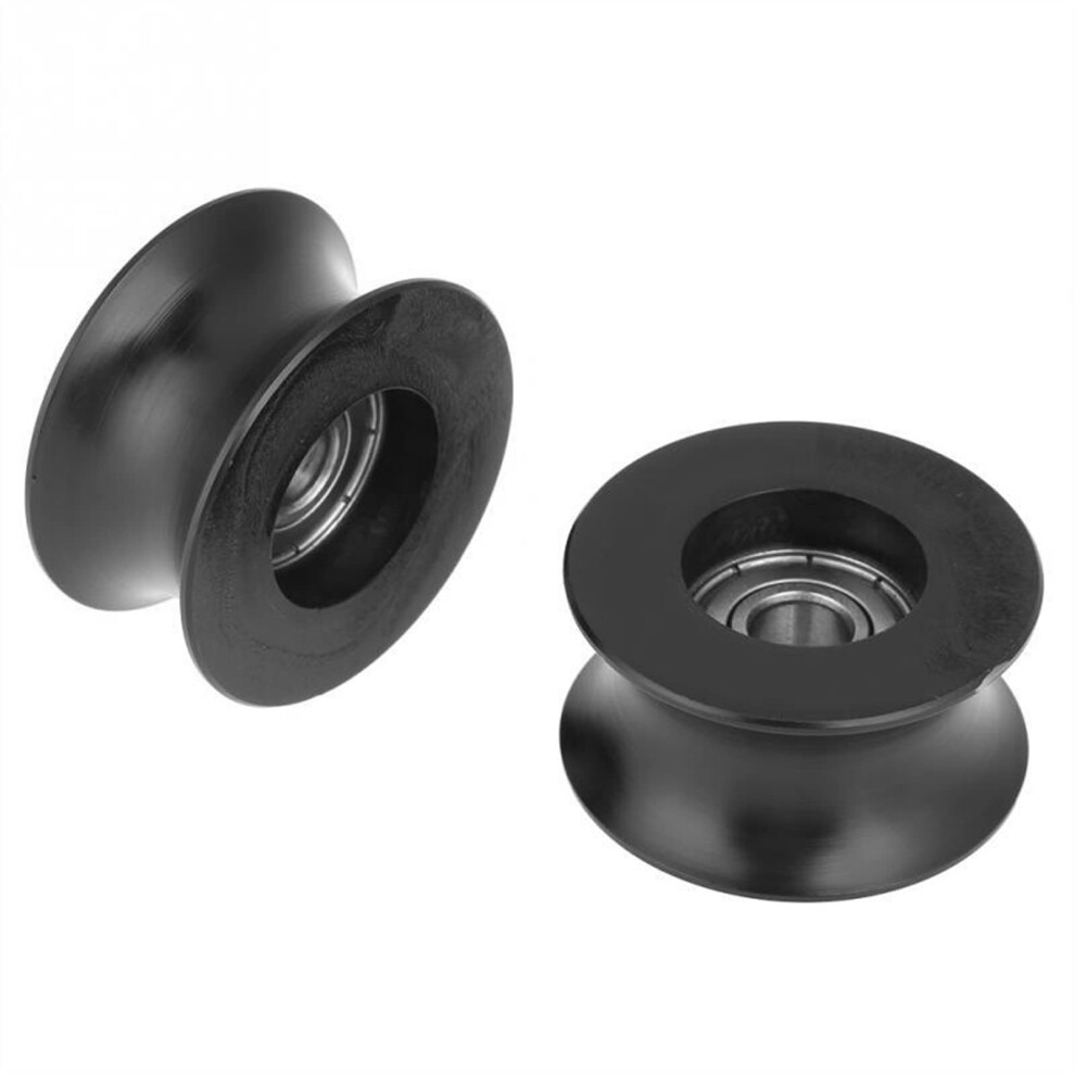 U-Type Pulley 4Pcs 0840Uu U Groove Pulley Roller Guide Wheel 8X39.5x20.1mm For Rail Track Linear Motion System 9189345161346
