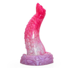 Silicone Tentacle Dildo with Suction Cup, Textured Shaft for Intense Stimulation