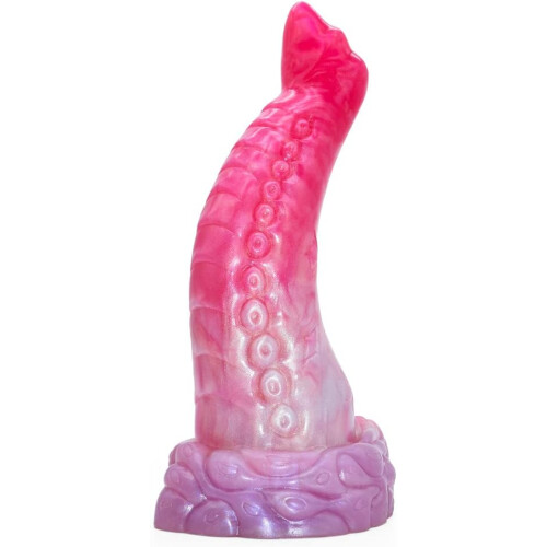 Silicone Tentacle Dildo with Suction Cup, Textured Shaft for Intense Stimulation 1