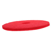 Floor Cleaning Pad, Interchangeable Cleaning Pad, Cleaning Tool for Floor Machines, Wax Mat for Floor, Round Cleaning Pad, Red Fabric Cleaning Pad.