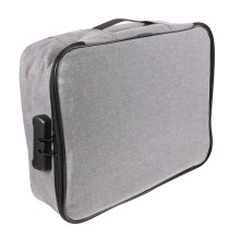 1 Piece Handheld Document Holder with Code, Large Storage Bag for Certificates, Photos, Documents, Durable, Versatile, MultiLayered